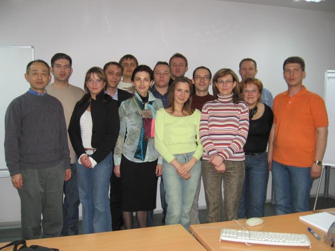 Ouyang with his MBA Students in KievX Ukraine